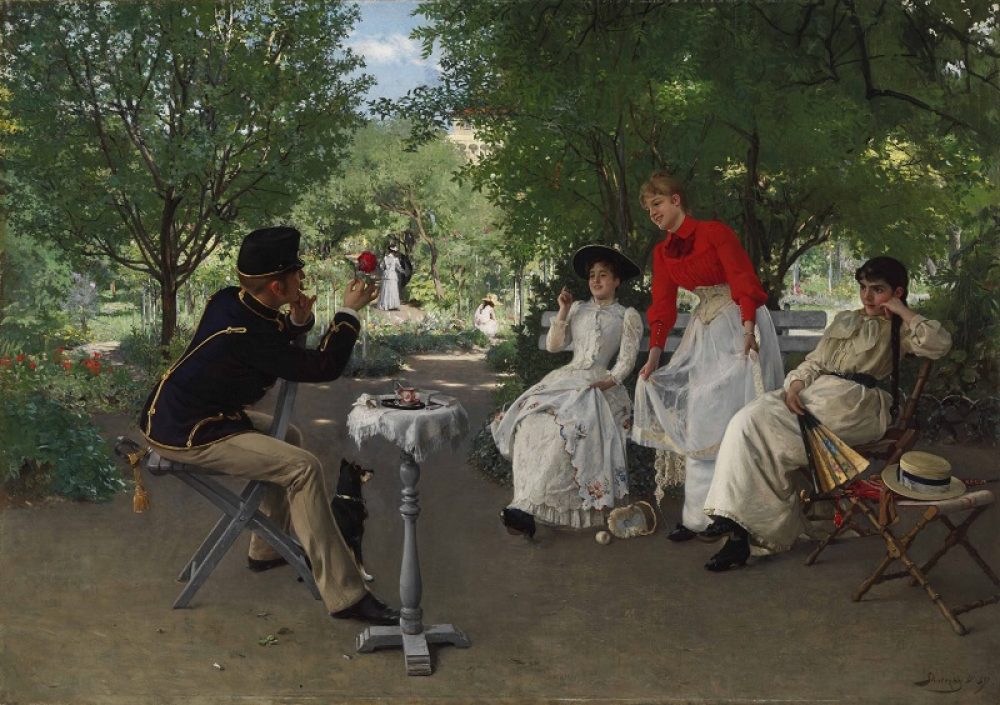 Skuteczky_Modern_Paris01-s1 A csábítás fegyvere – Divat, stílus és öltözködés száz év magyar festészetében