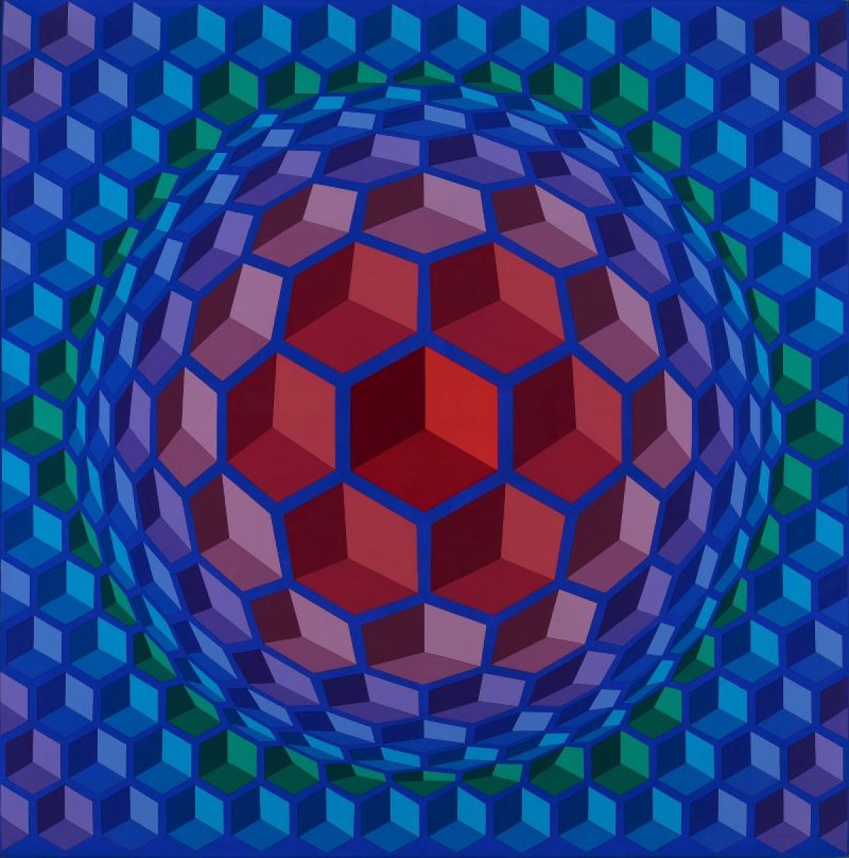 Victor Vasarely - CHEYT-PYR (1970-1971)